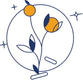 Ilustración de una flor